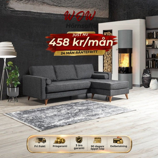 WOW Hörnsoffa 458 kr/mån
