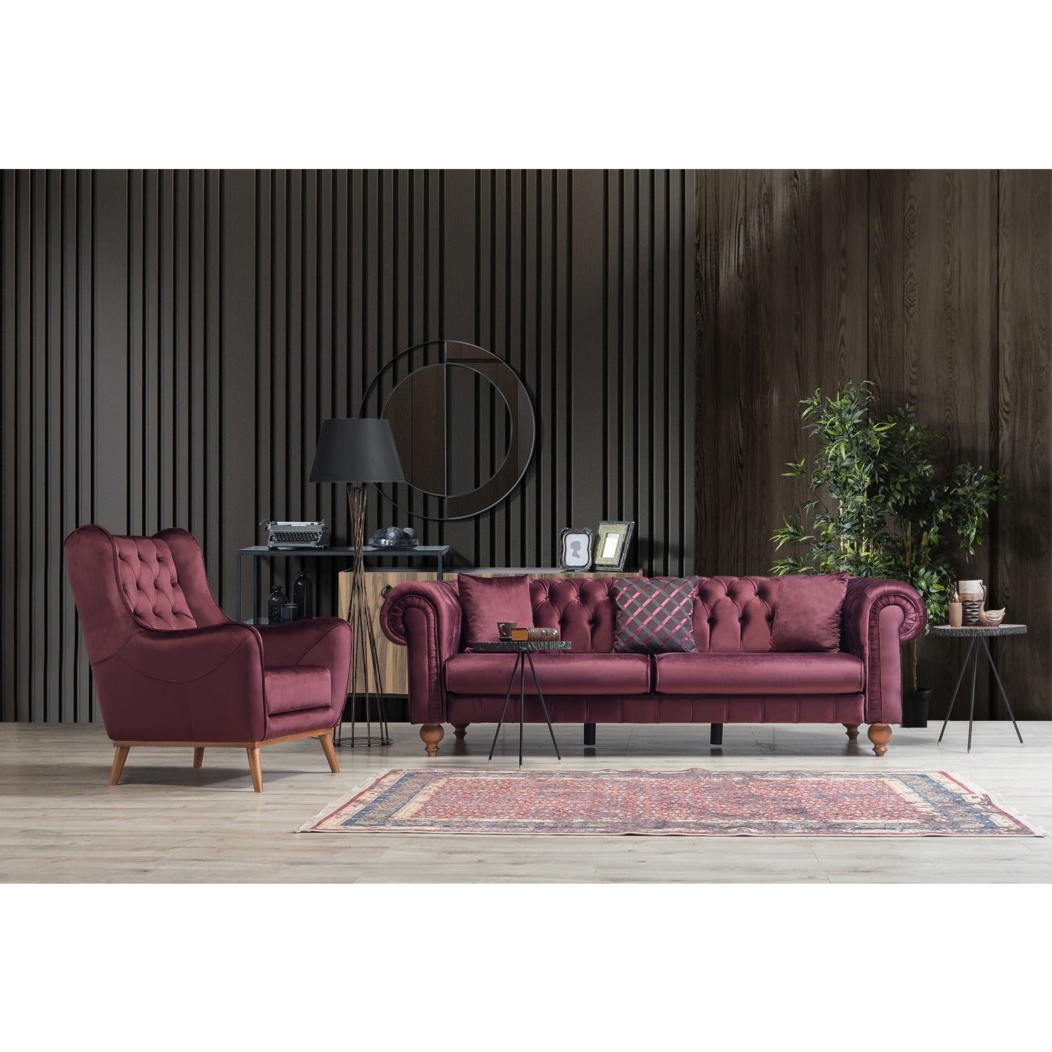 Adel 3-Sits Soffa - LINE Furniture Group