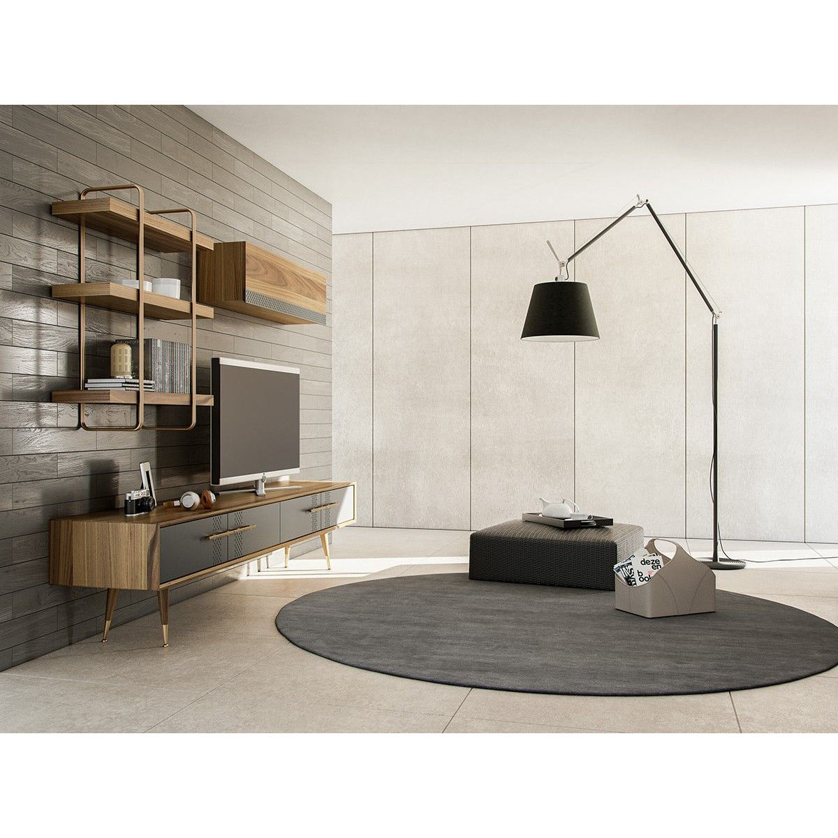 Alvin M2-Tv-Bänk Väggylla - LINE Furniture Group