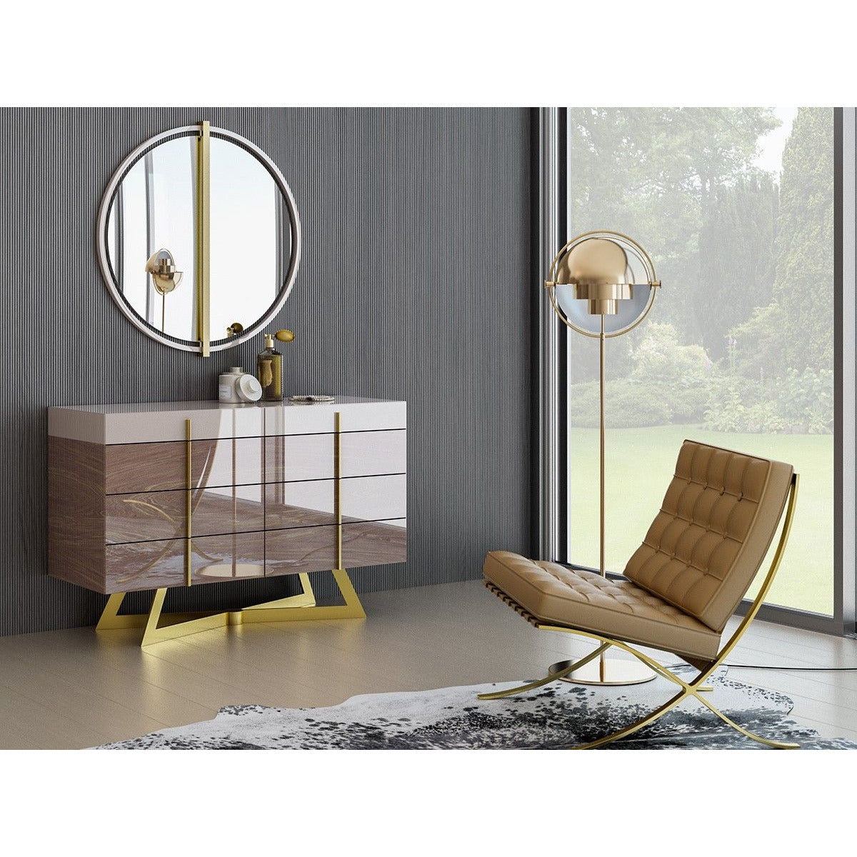 Aura Garderob - LINE Furniture Group