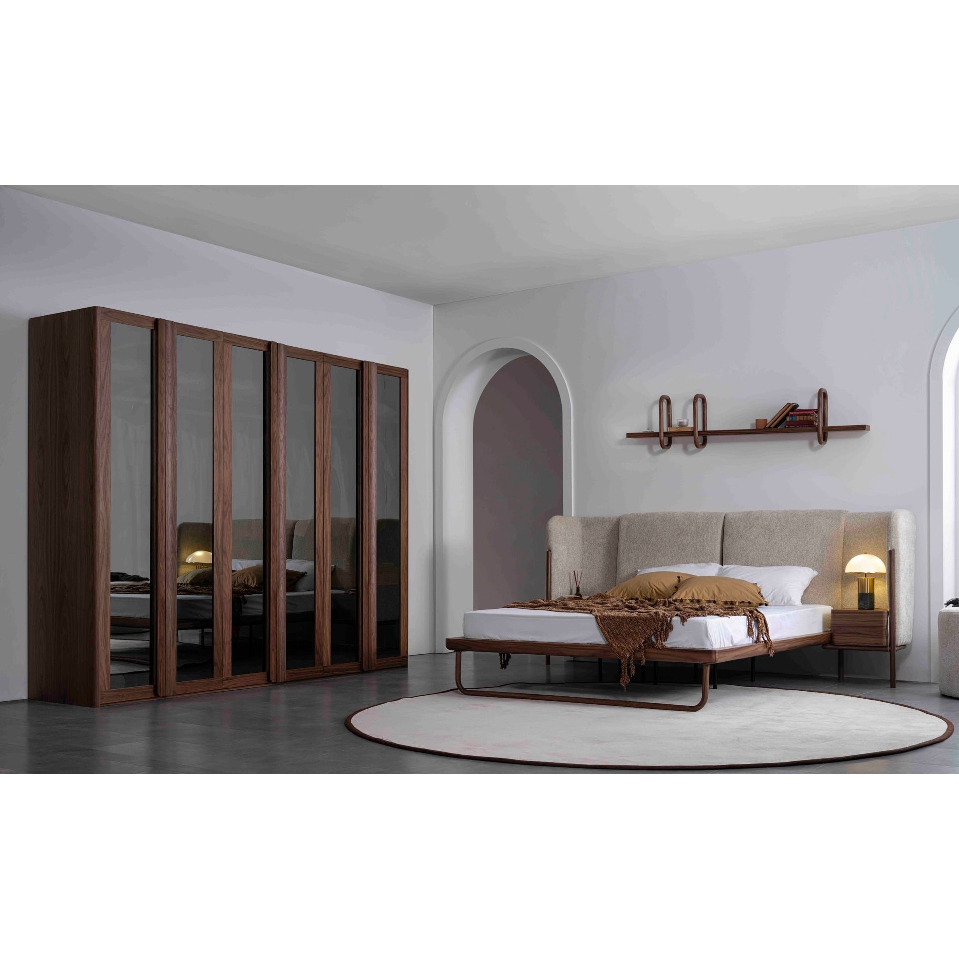 Capella Säng med Sängbord (2 st) - LINE Furniture Group