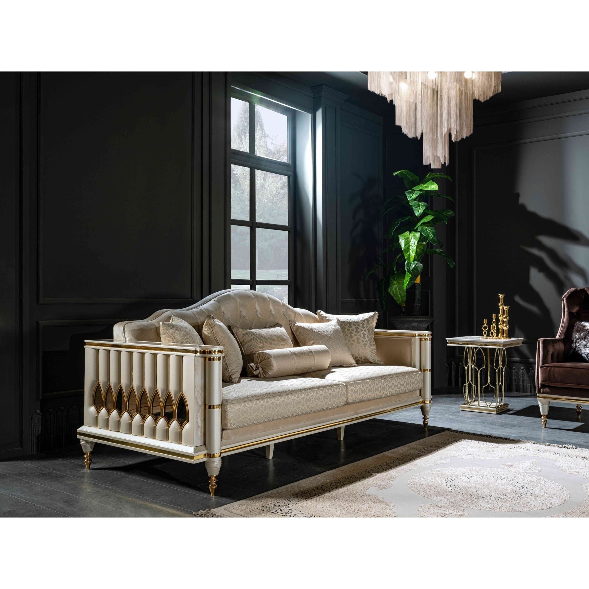Diamond Lux 3-Sits Soffa - LINE Furniture Group
