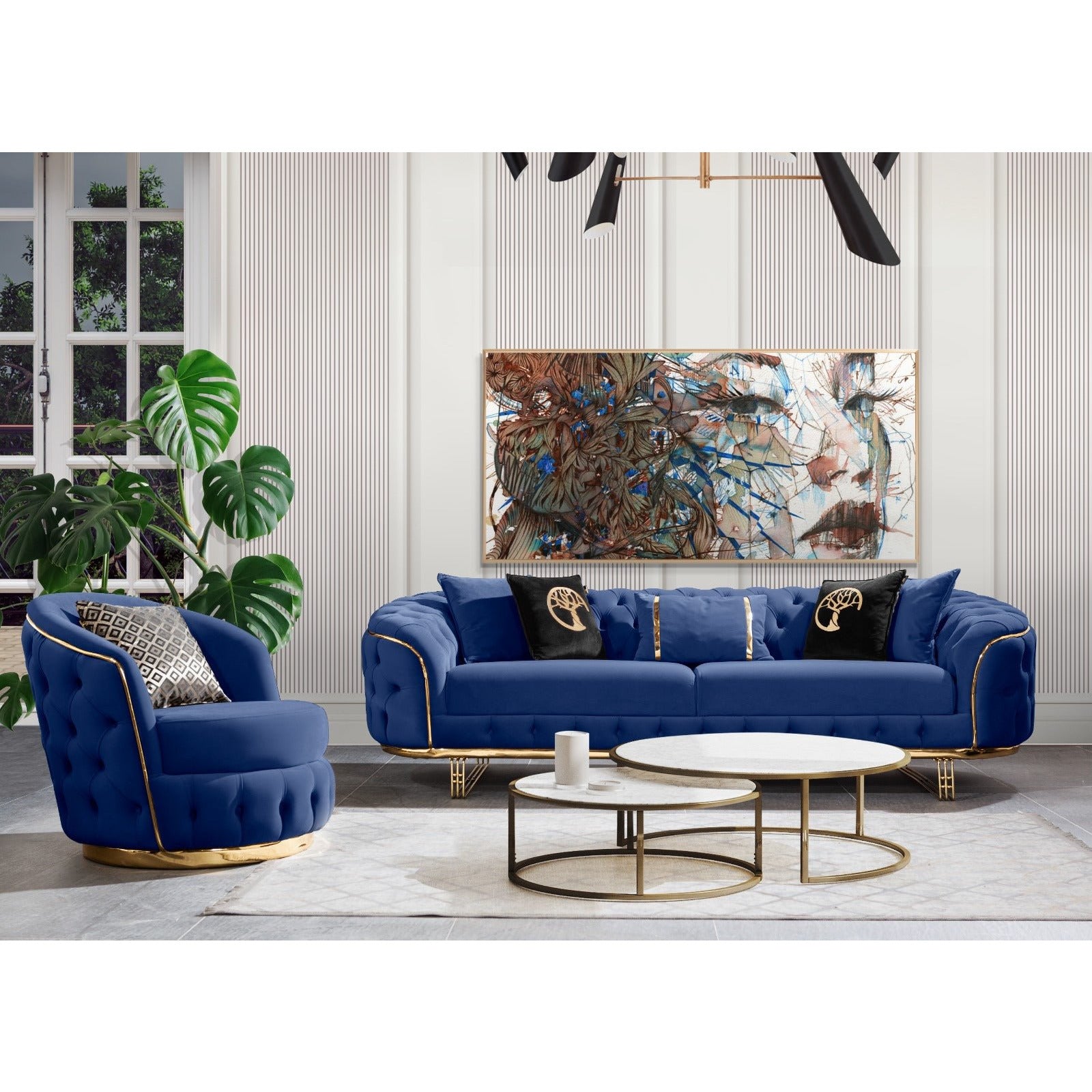 Gloria 3-Sits Soffa - LINE Furniture Group