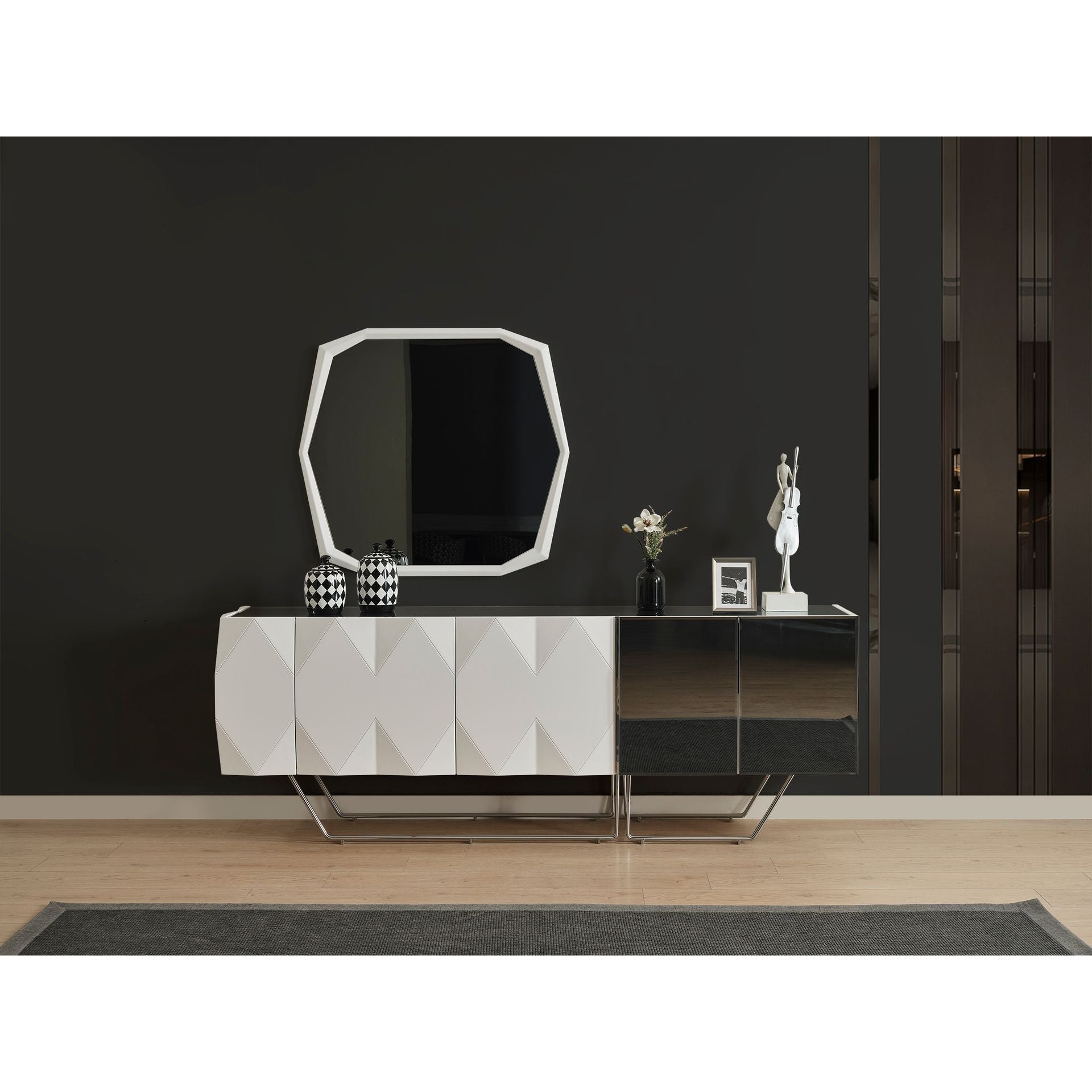 Koza Skänk Spegel - LINE Furniture Group