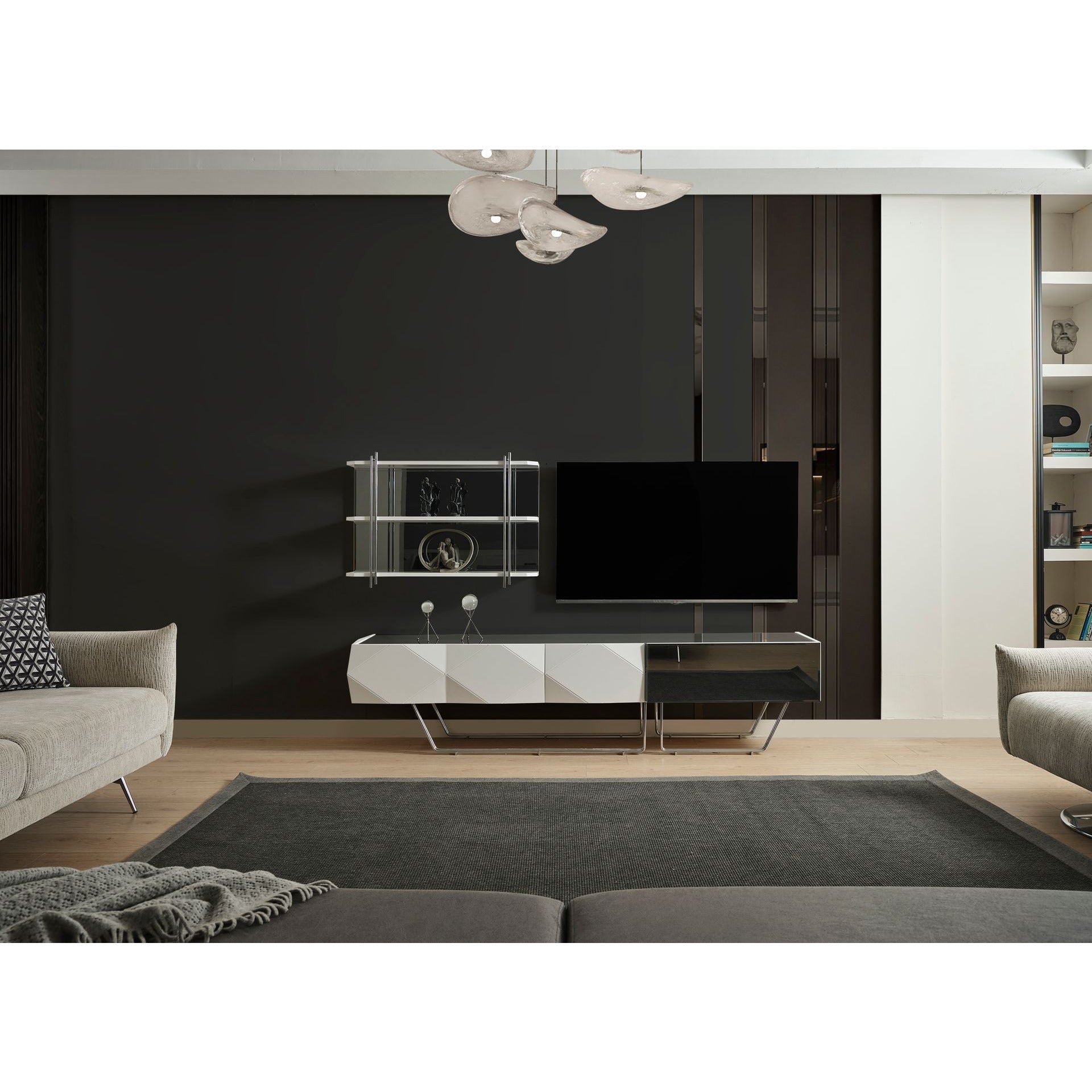 Koza Tv-Bänk Vägghylla - LINE Furniture Group
