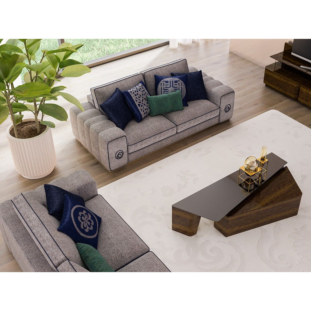 Lisa 3-Sits Soffa - LINE Furniture Group