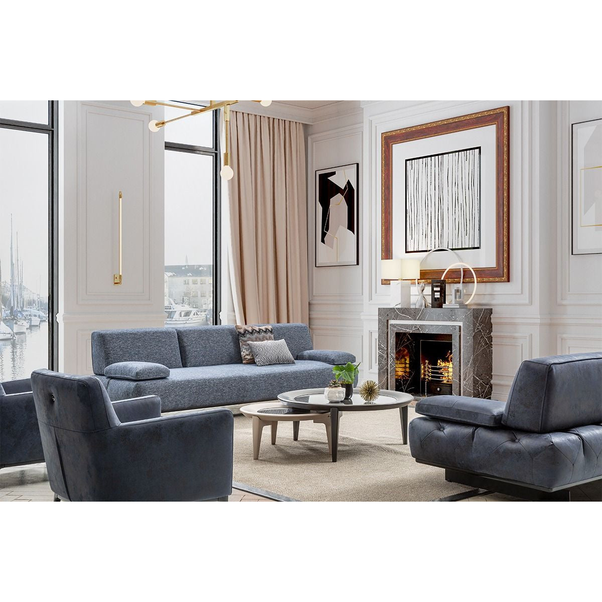 Maestro 3-Sits Soffa - LINE Furniture Group