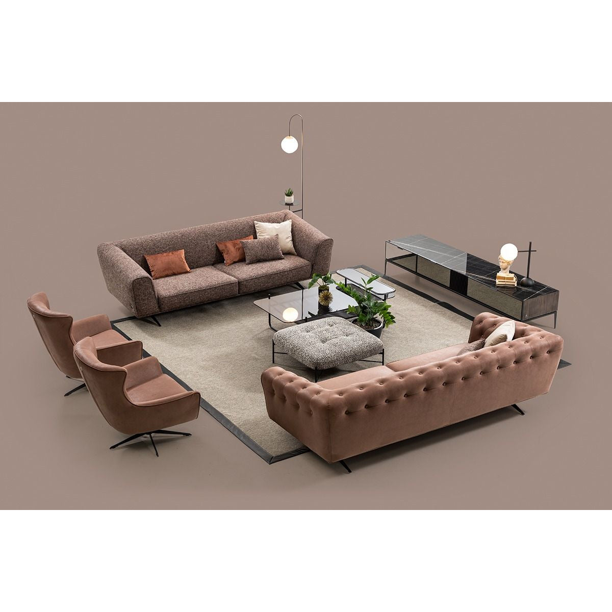 Manchester 3-Sits Soffa - LINE Furniture Group
