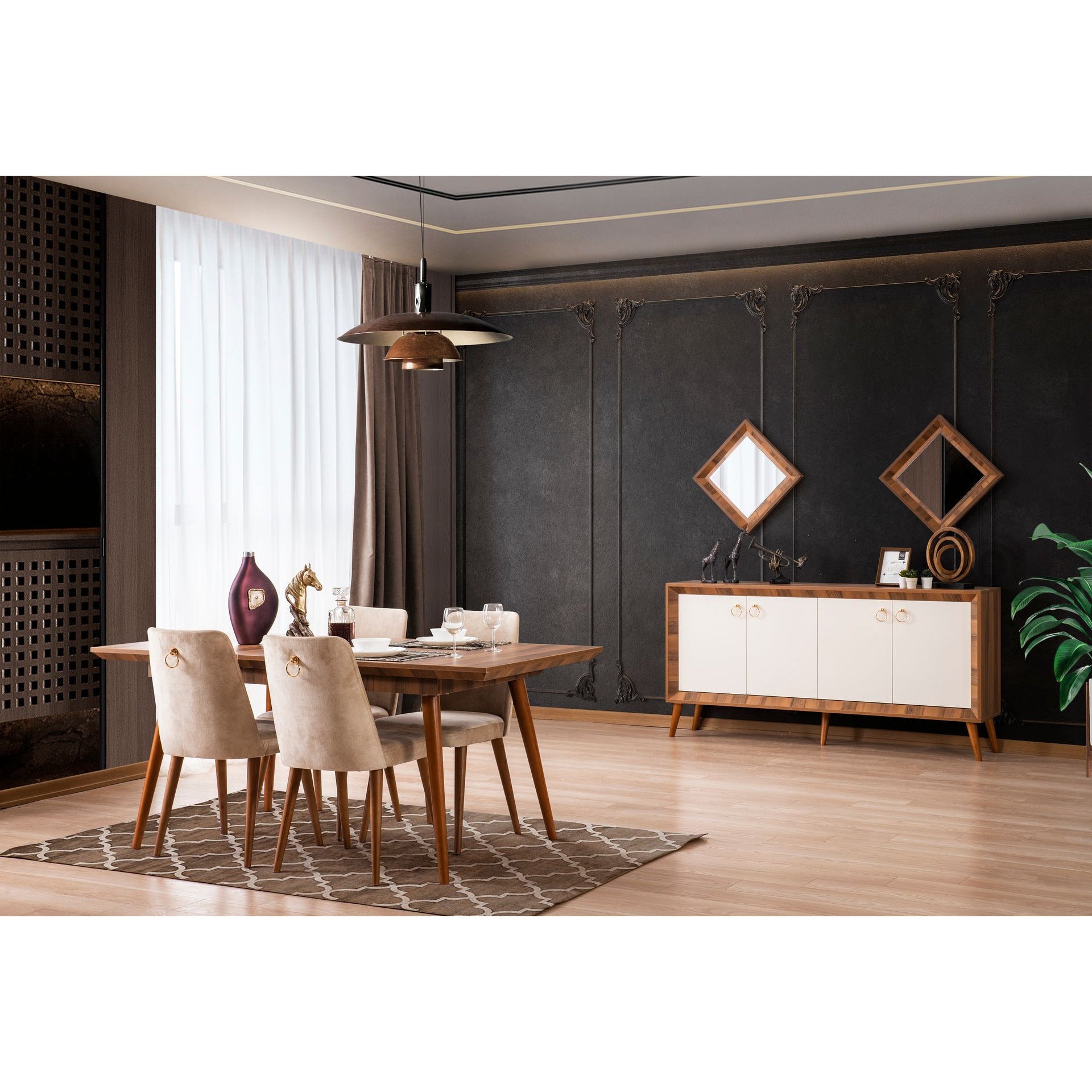 Nisan Förlängningsbart Matbord - LINE Furniture Group
