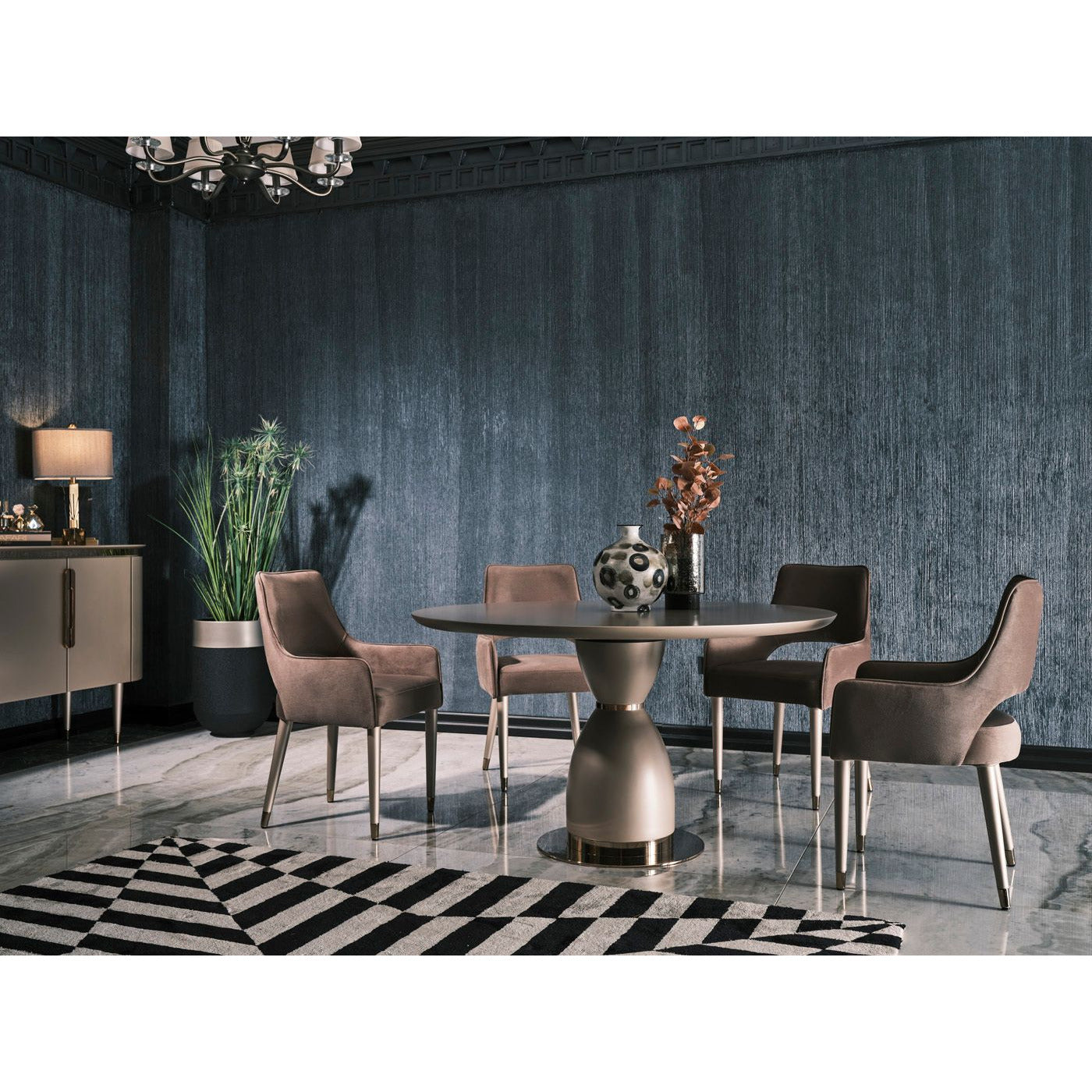 Porto Skänk med Spegel - LINE Furniture Group