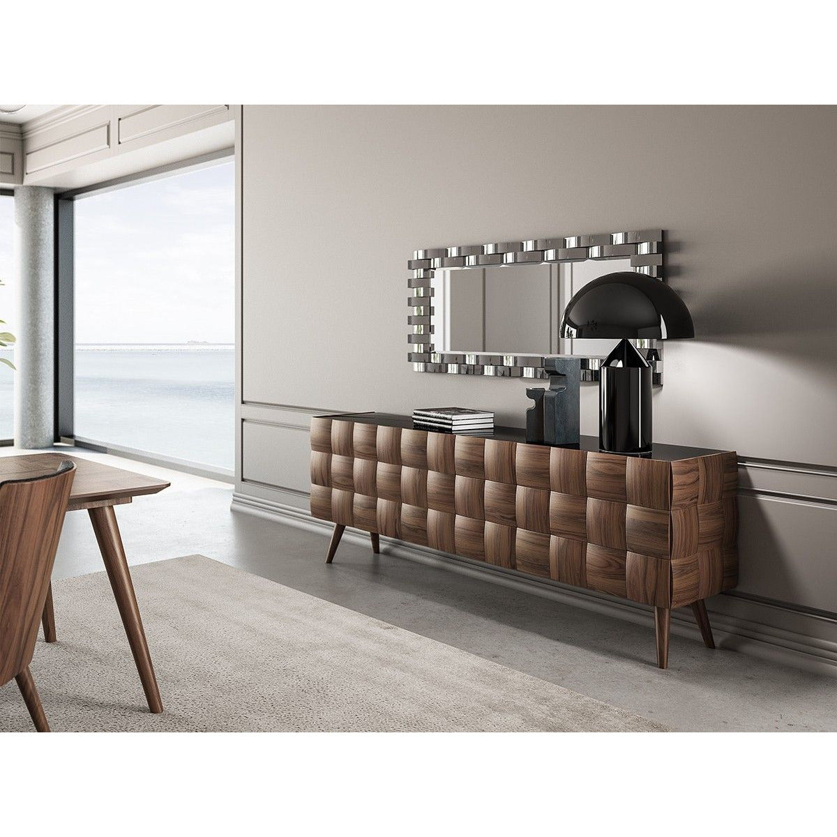 Pralin Brons Spegel - LINE Furniture Group
