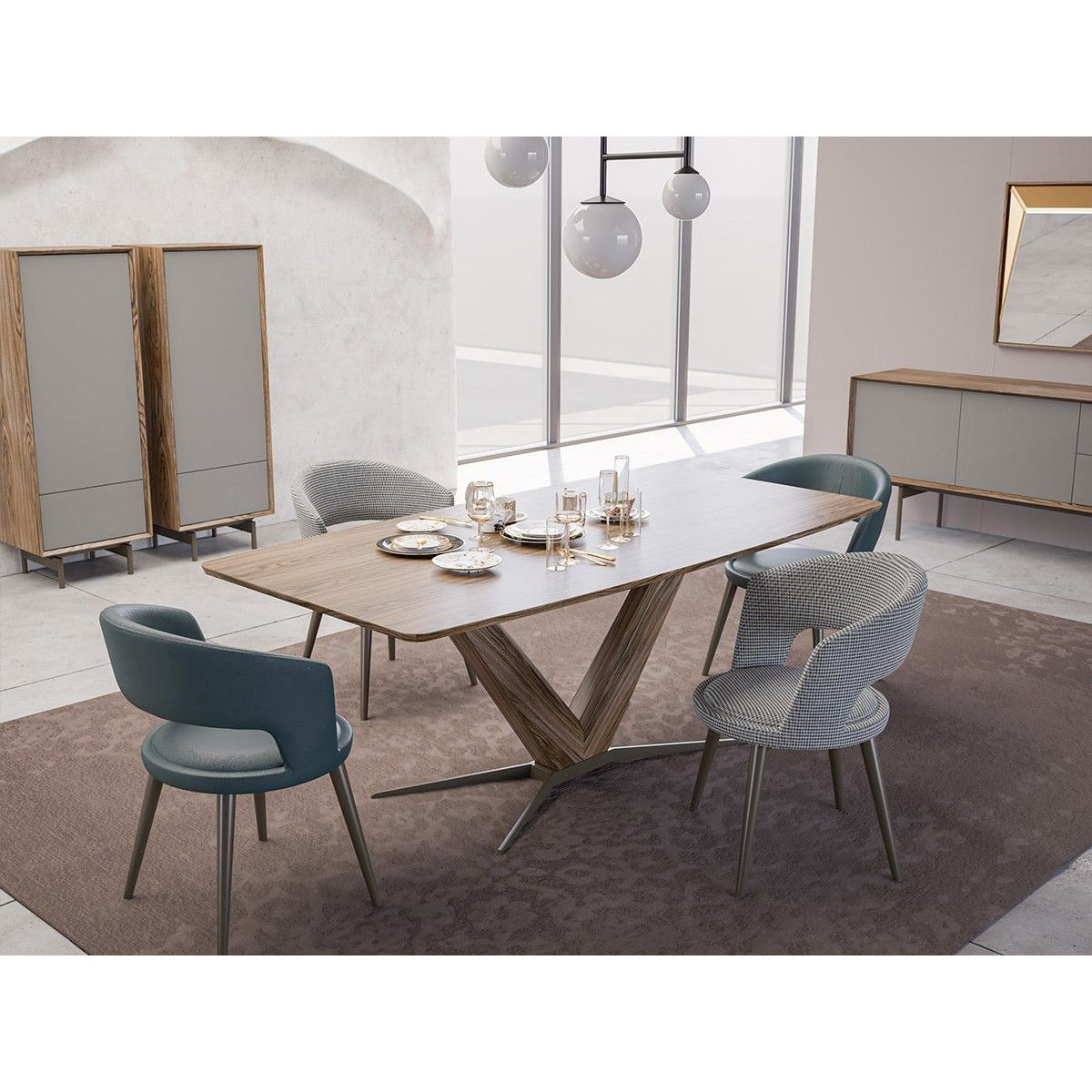 Recta Välnöt Matbord - LINE Furniture Group