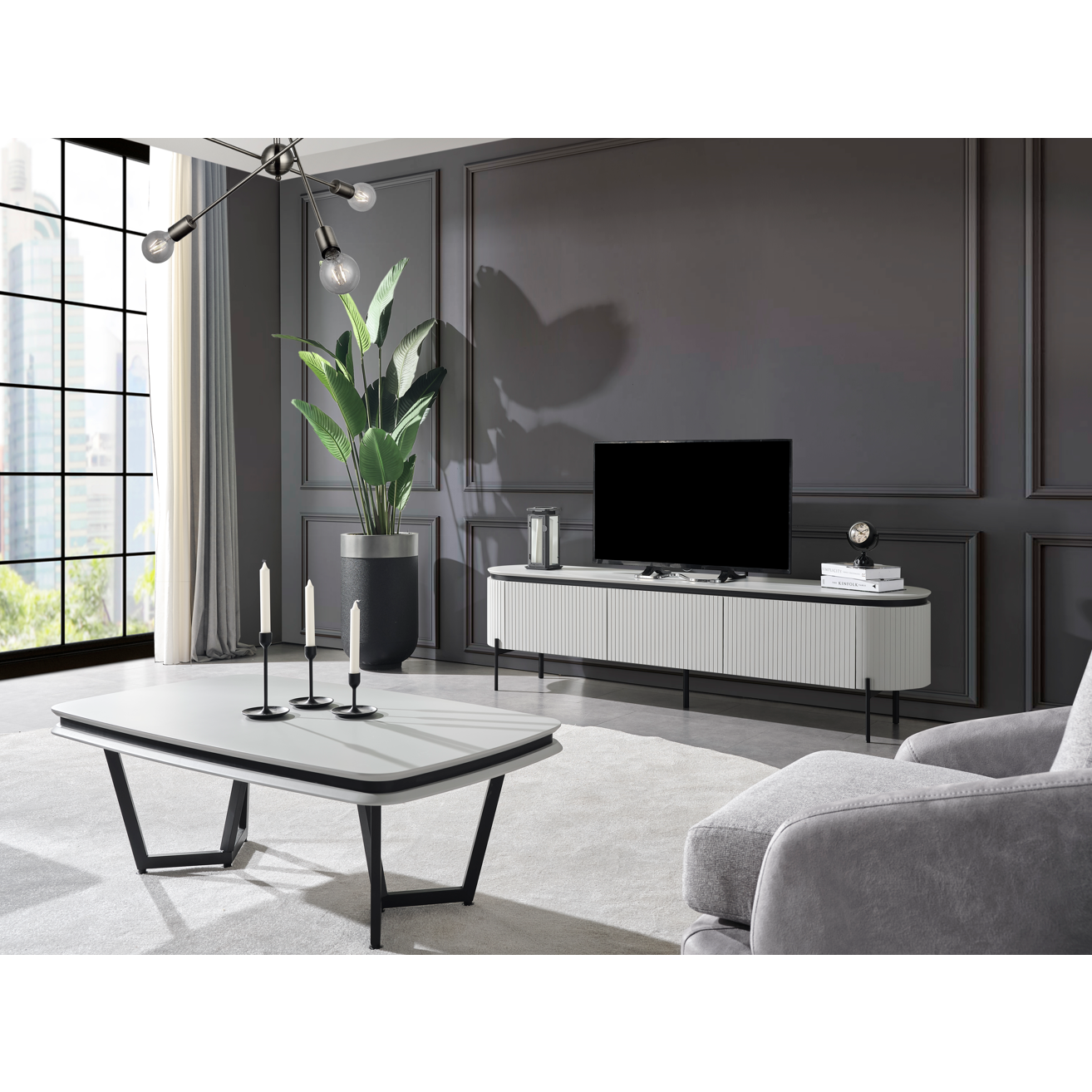 Tesla Tv-Bänk - LINE Furniture Group