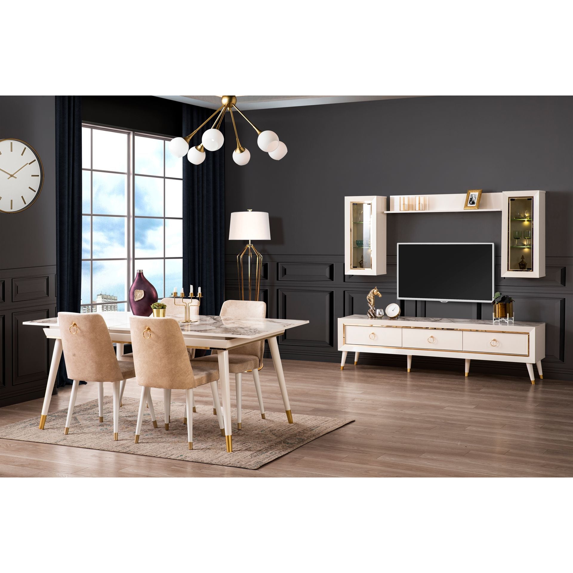 Sahra Förlängningsbart Matbord - LINE Furniture Group