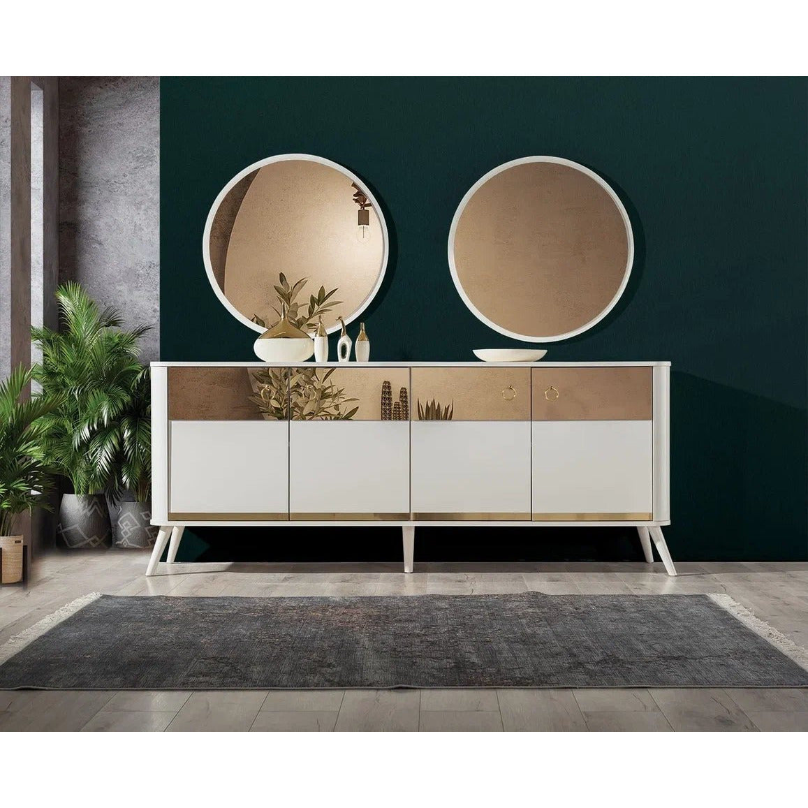 Venice Skänk med Spegel - LINE Furniture Group