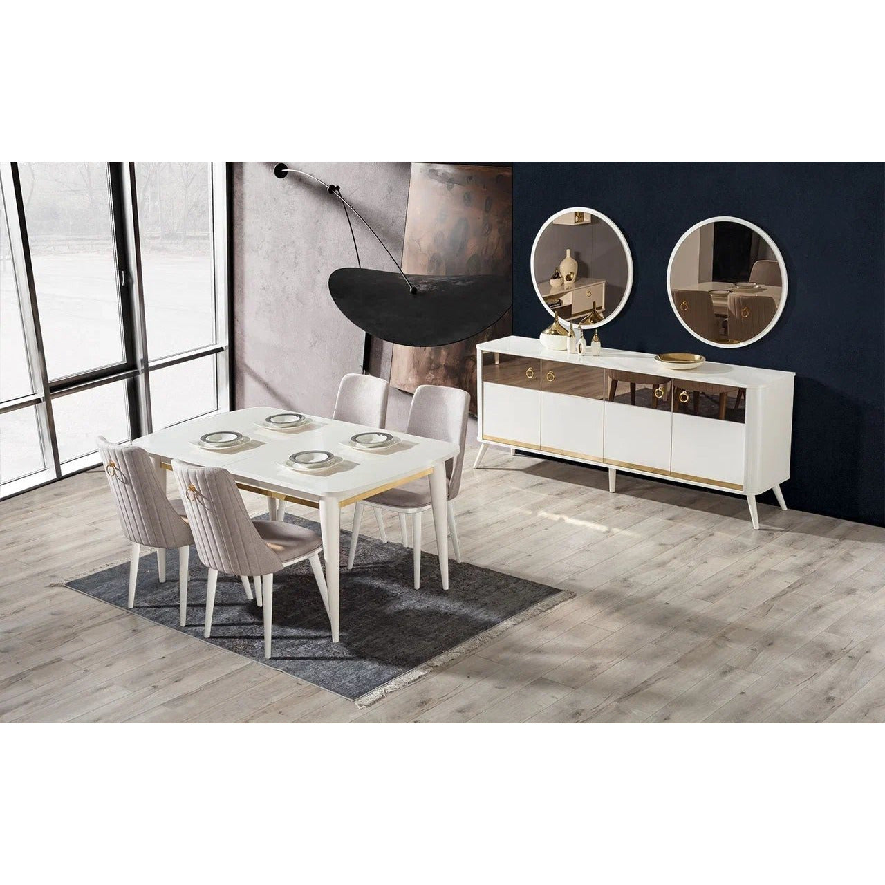 Venice Skänk med Spegel - LINE Furniture Group