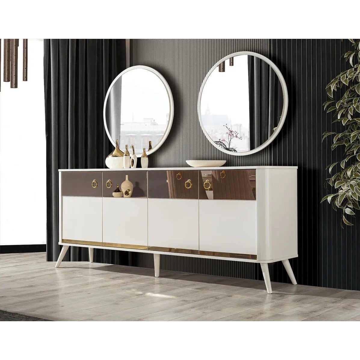 Venice Skänk med Spegel - LINE Furniture Group