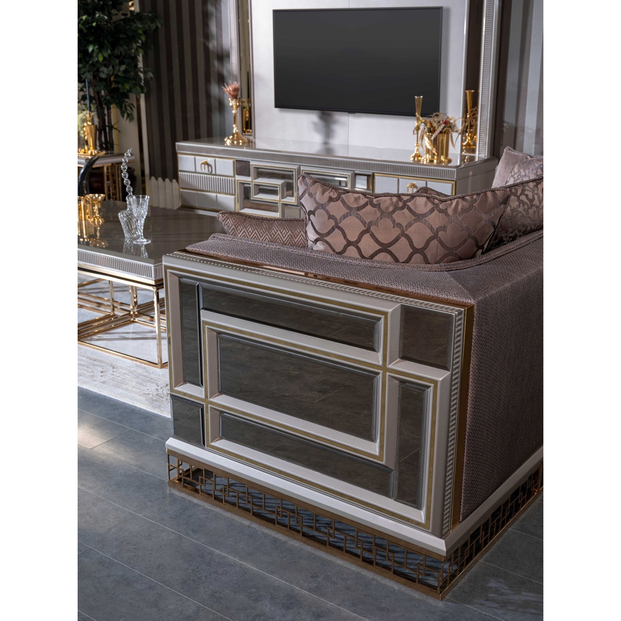 Versace Sidobord - LINE Furniture Group