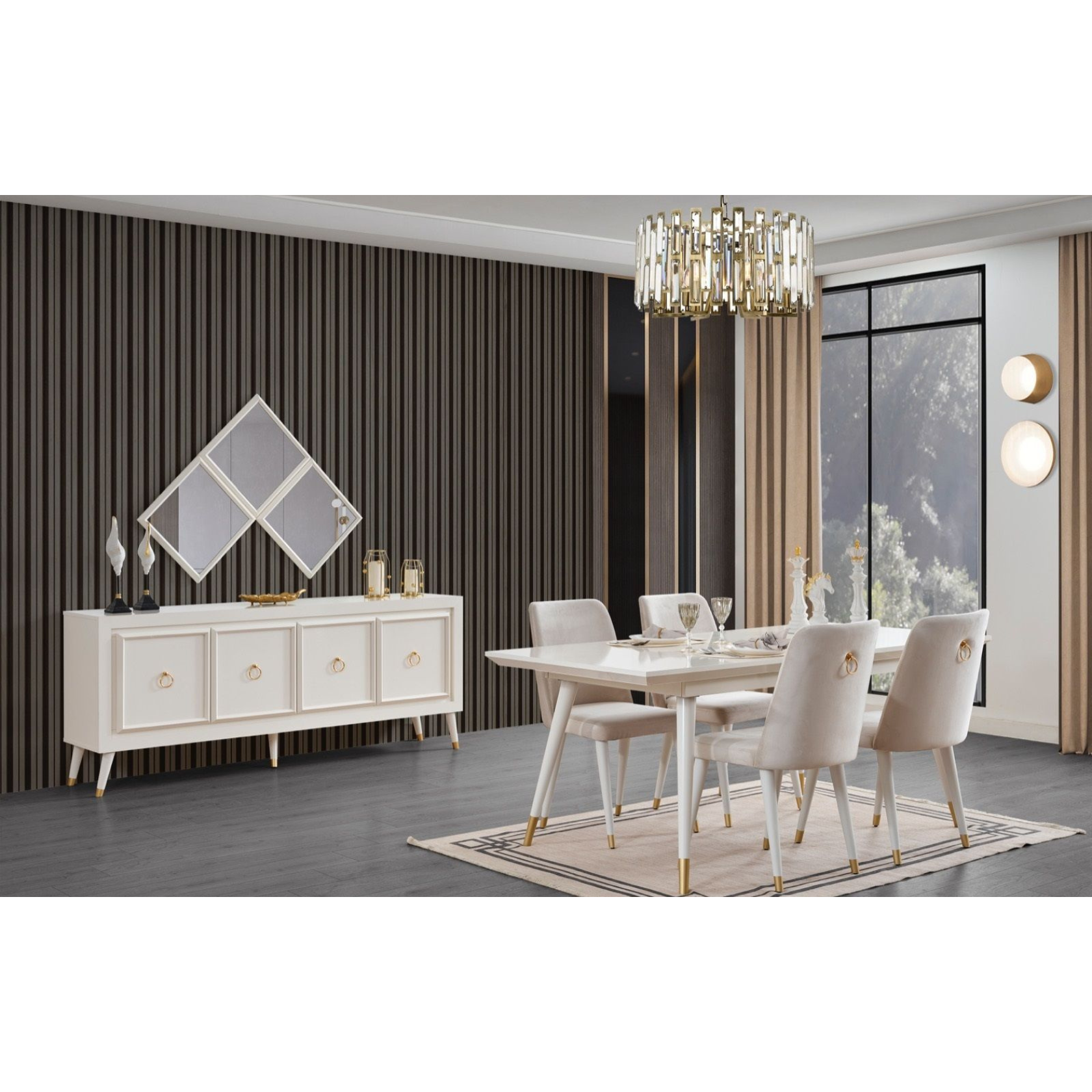 Lisa Förlängningsbart Matbord - LINE Furniture Group